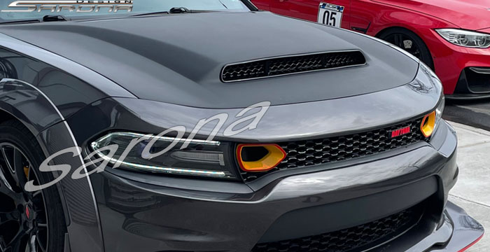 Custom Dodge Charger  Sedan Hood (2015 - 2024) - $1450.00 (Part #DG-026-HD)